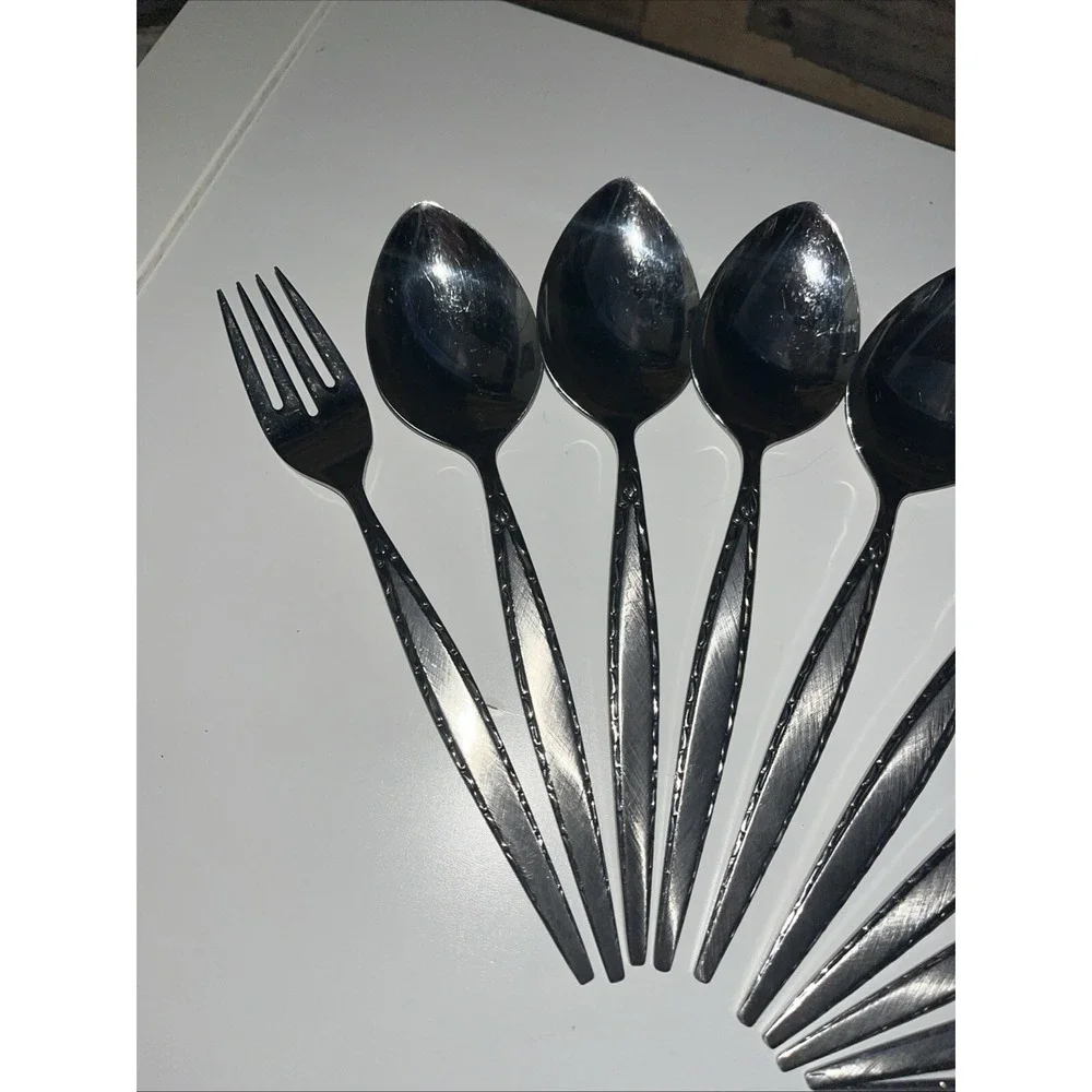 Lot of 10 Oneida Community Venetia Place Various Spoons &Fork Stainless Flatware